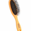 Cepillo fuelle desenredar para cabello seco y mojado color naranja 04282